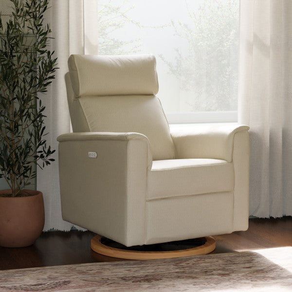 Monogram by Namesake Willa Plus Power Glider Recliner w/ Power Headrest - Kid's Stuff Superstore
