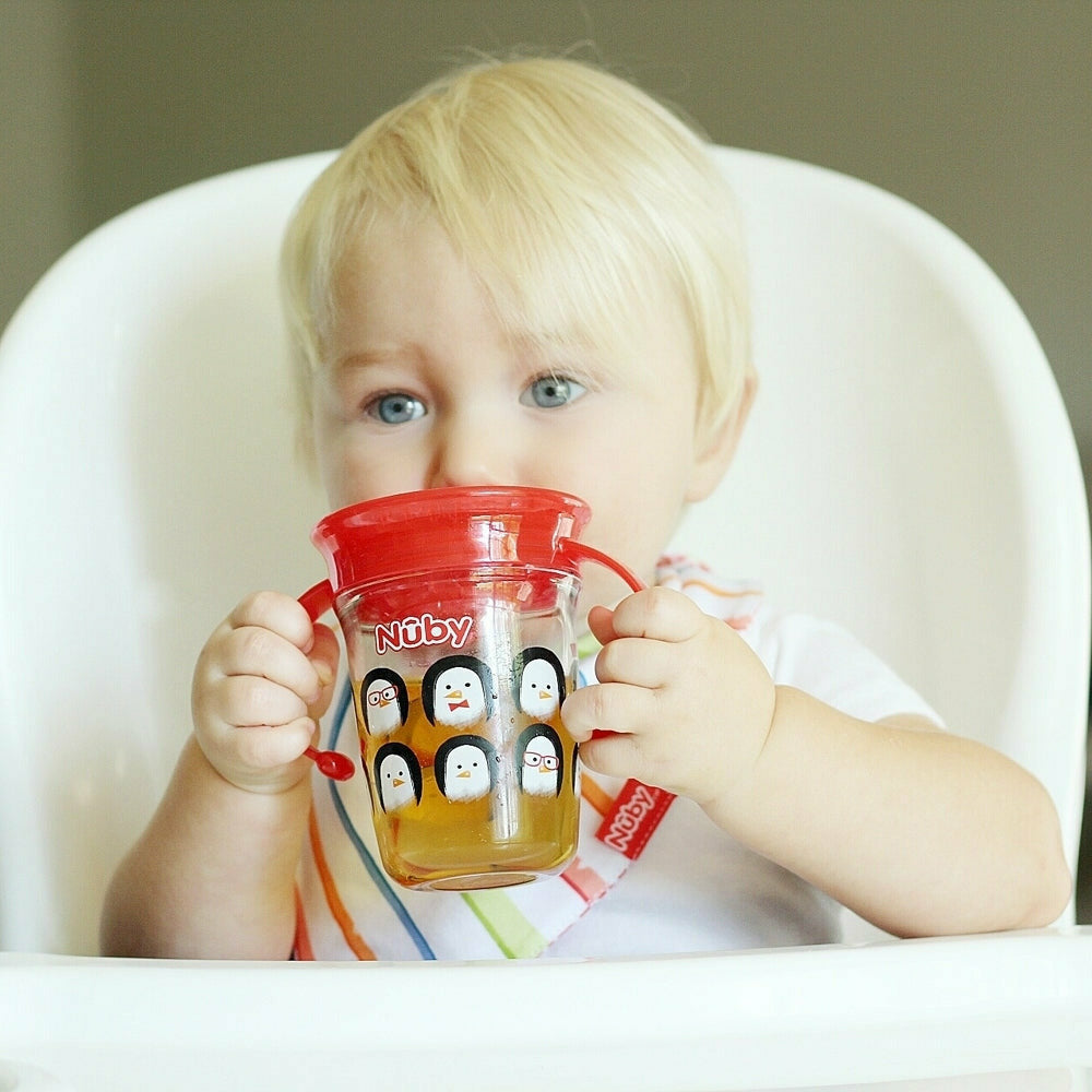 Wonder Cupポシェット Nuby 360 Wonder Cup with Handles - 8oz. – Kid's Stuff Superstore