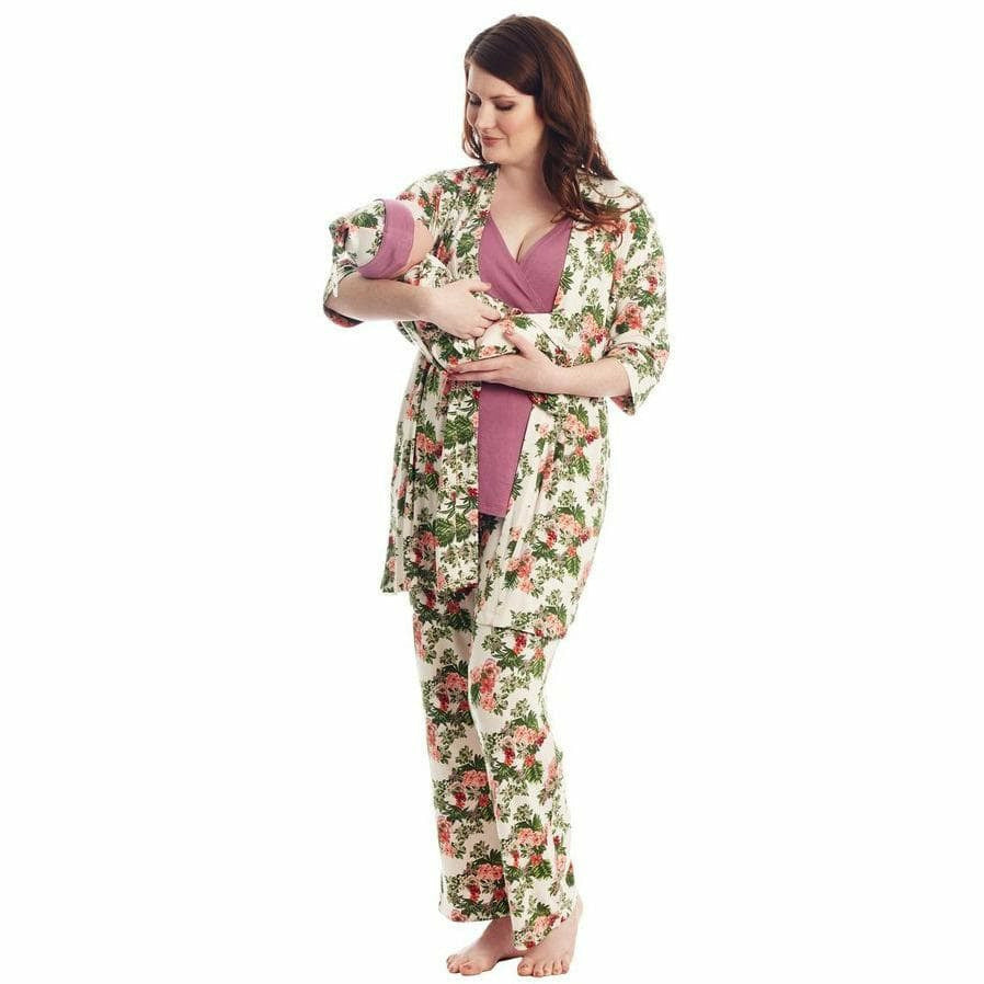 Everly Grey 5 Pc Matching Set - Beige Floral - Kid's Stuff Superstore