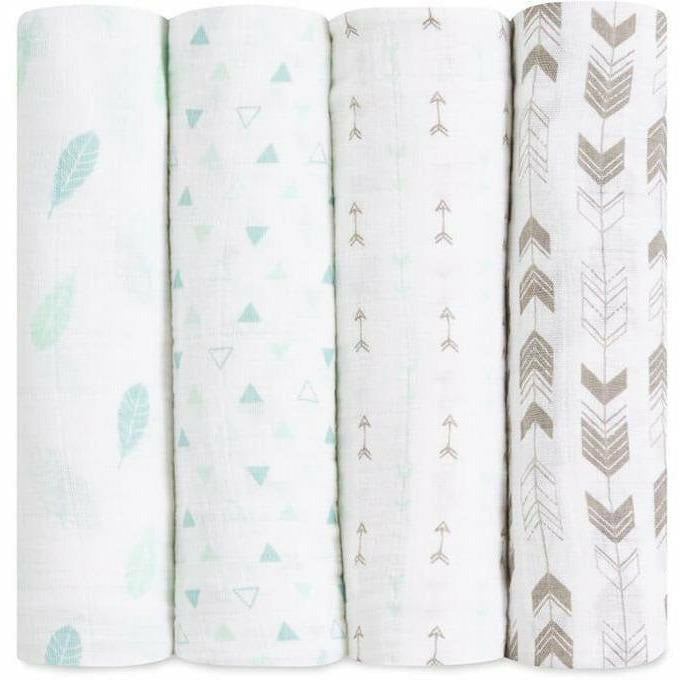 Aden & Anais Brixy 4pk Swaddles - Outdoorsy - Kid's Stuff Superstore