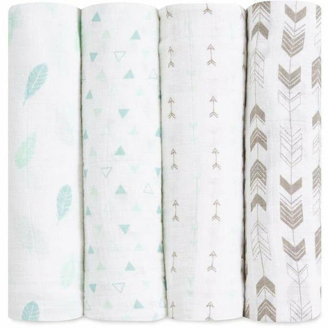Aden & Anais Brixy 4pk Swaddles - Outdoorsy - Kid's Stuff Superstore