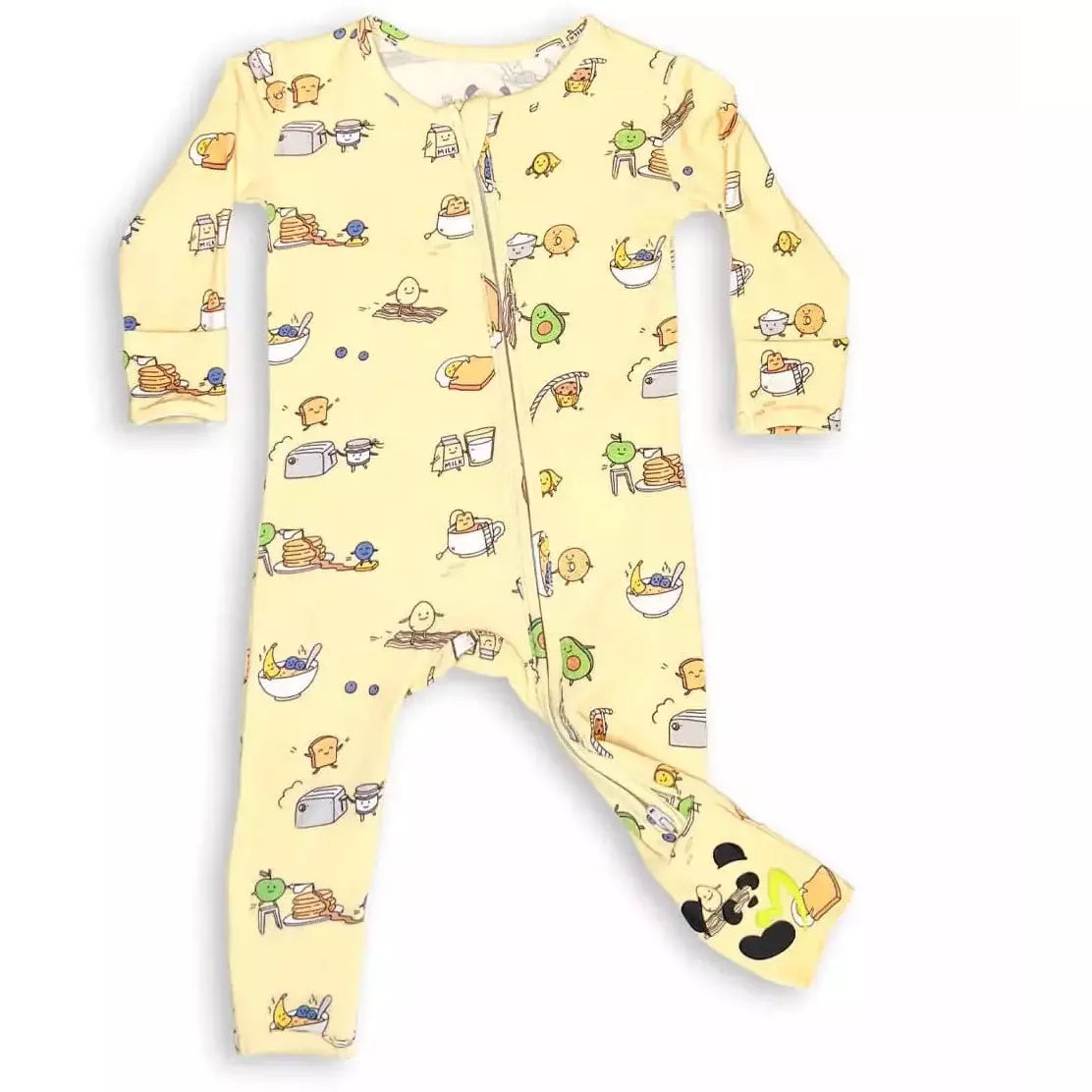 Bellabu Bear Bamboo Convertible Footie - Love You Brunches - Kid's Stuff Superstore