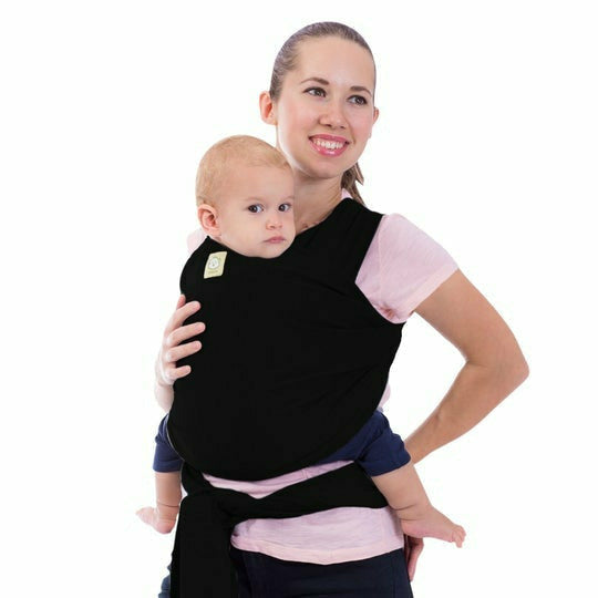 KeaBabies Baby Wrap Carrier- Trendy Black - Kid's Stuff Superstore