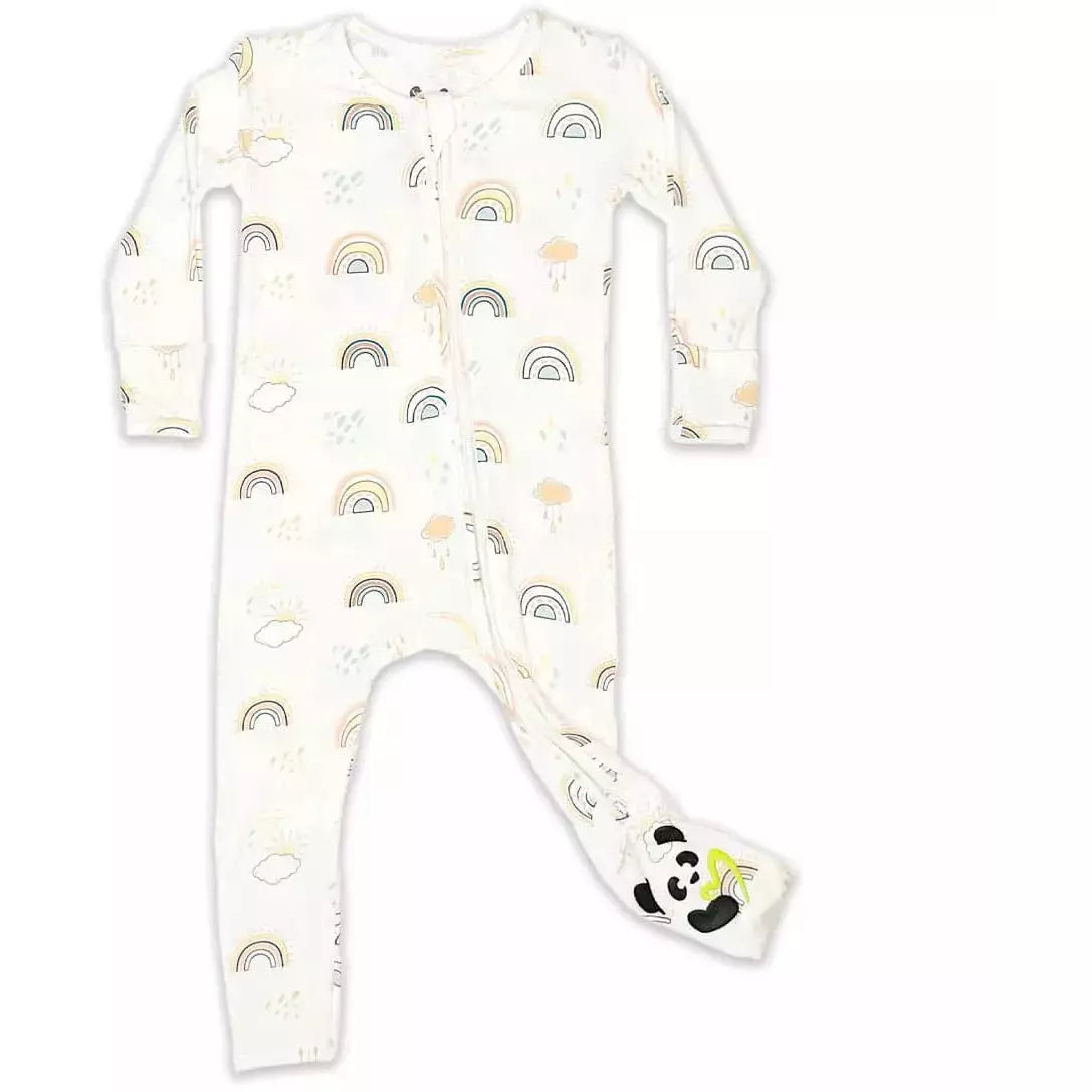 Bellabu Bear Bamboo Convertible Footie - Rainbows - Kid's Stuff Superstore