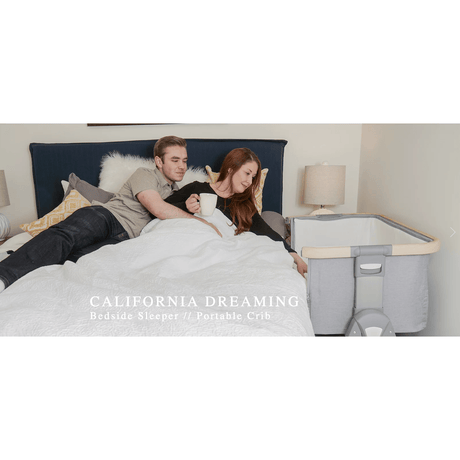 Venice Child California Dreaming Portable Crib - Light Grey - Kid's Stuff Superstore