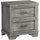 Foundry 2 Drawer Nightstand - Brushed Pewter - Kid's Stuff Superstore