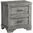 Foundry 2 Drawer Nightstand - Brushed Pewter - Kid's Stuff Superstore