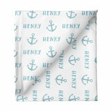 Sugar + Maple Large Stretchy Blanket - Anchor Blue - Kid's Stuff Superstore