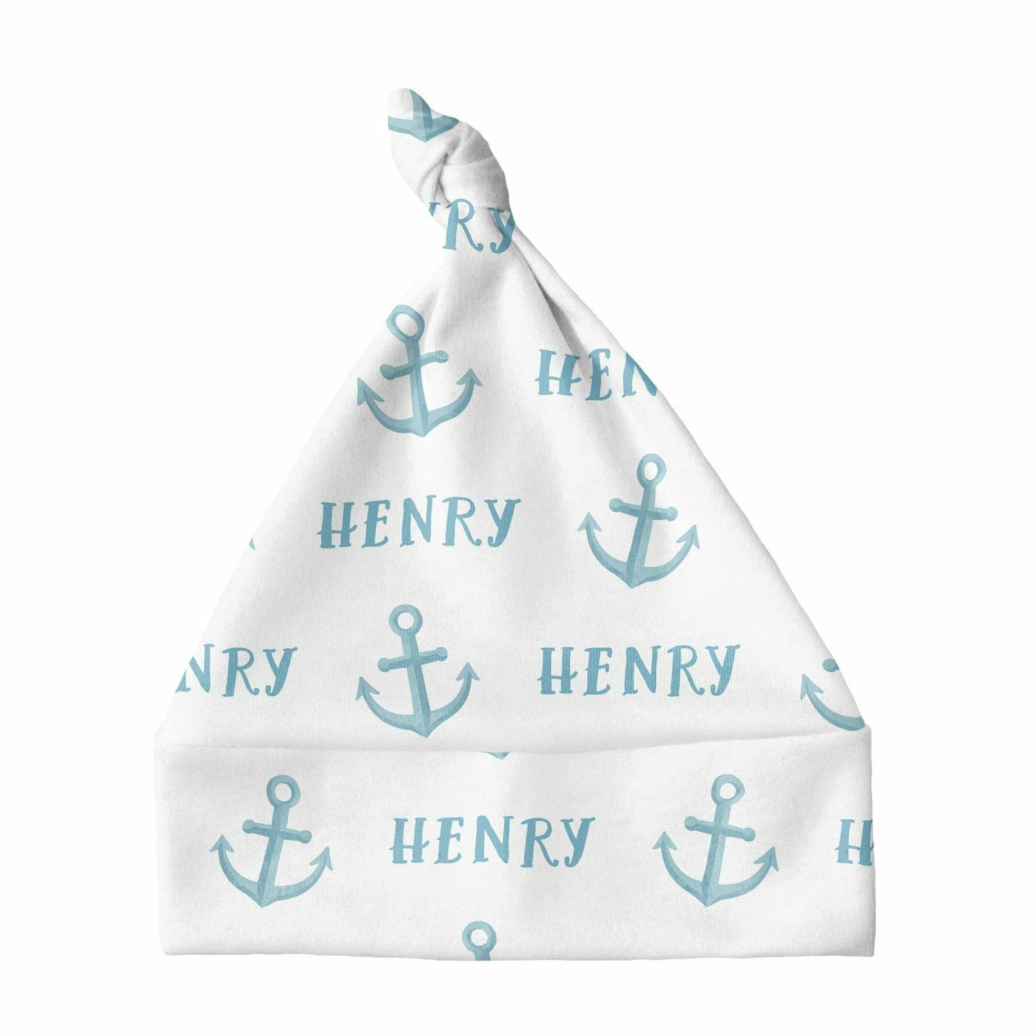 Sugar + Maple Knotted Baby Hat - Anchor Blue - Kid's Stuff Superstore