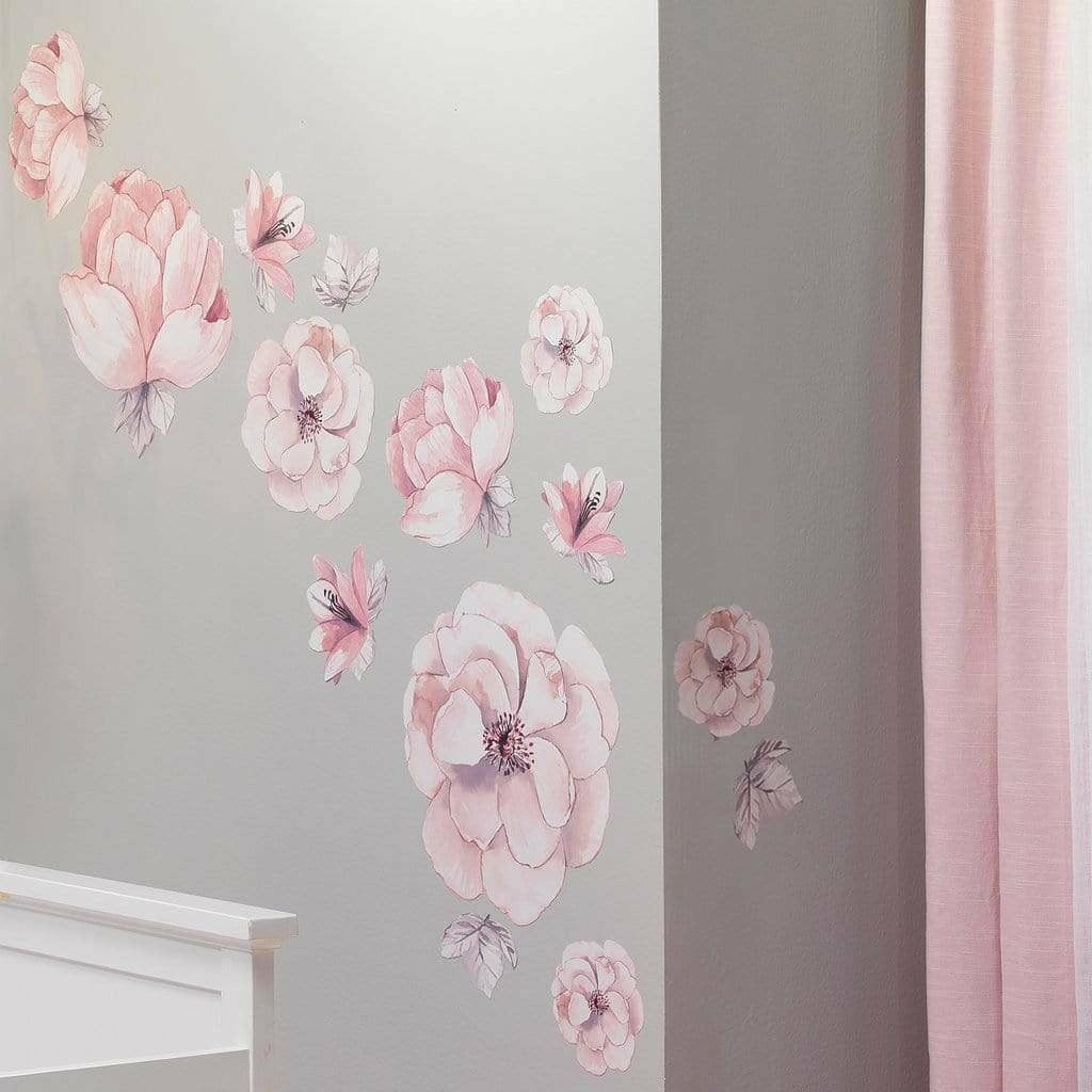 Lambs & Ivy 4-Piece Crib Bedding Set - Botanical Baby Floral - Kid's Stuff Superstore