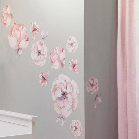 Lambs & Ivy 4-Piece Crib Bedding Set - Botanical Baby Floral - Kid's Stuff Superstore