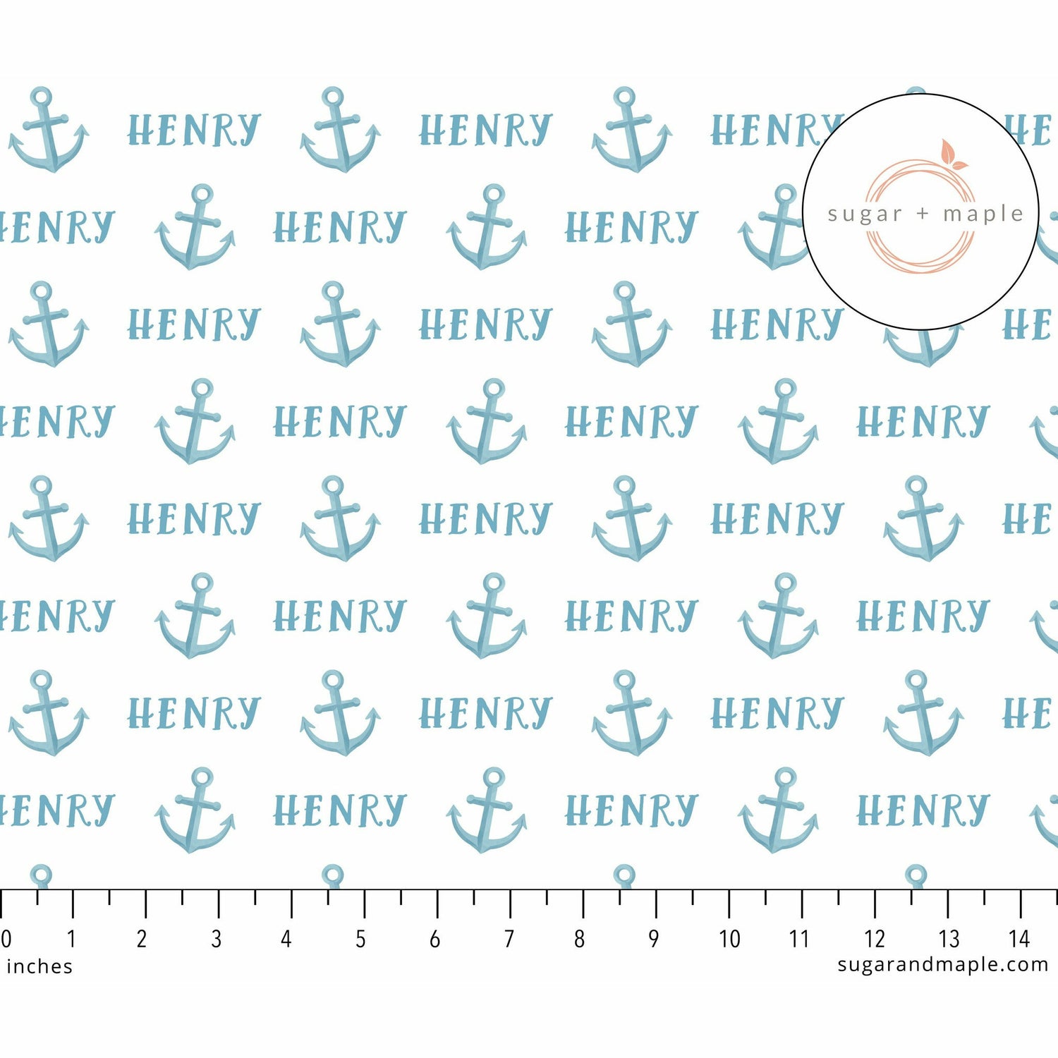 Sugar + Maple Large Stretchy Blanket - Anchor Blue - Kid's Stuff Superstore