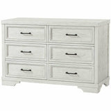 Foundry 6 Drawer Dresser - White Dove - Kid's Stuff Superstore