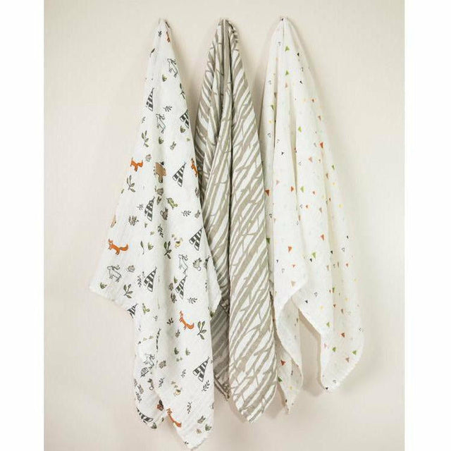 Little Unicorn Swaddle 3 pk - Forest Friends - Kid's Stuff Superstore