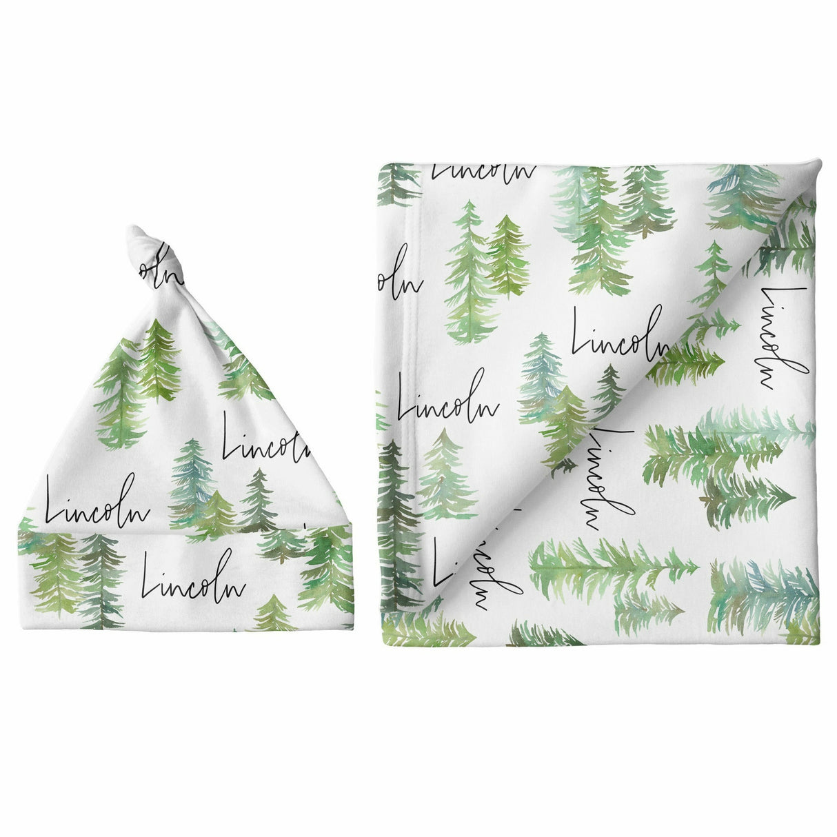 Sugar + Maple Large Blanket & Hat Set - Pine Tree - Kid's Stuff Superstore