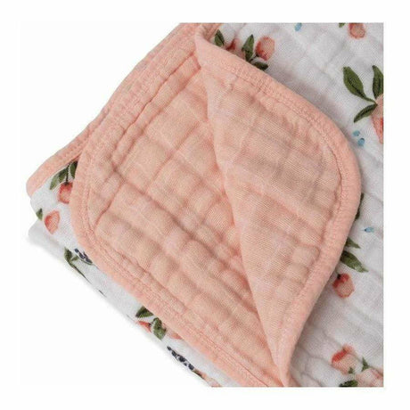 Little Unicorn Muslin Quilt - Watercolor Roses - Kid's Stuff Superstore