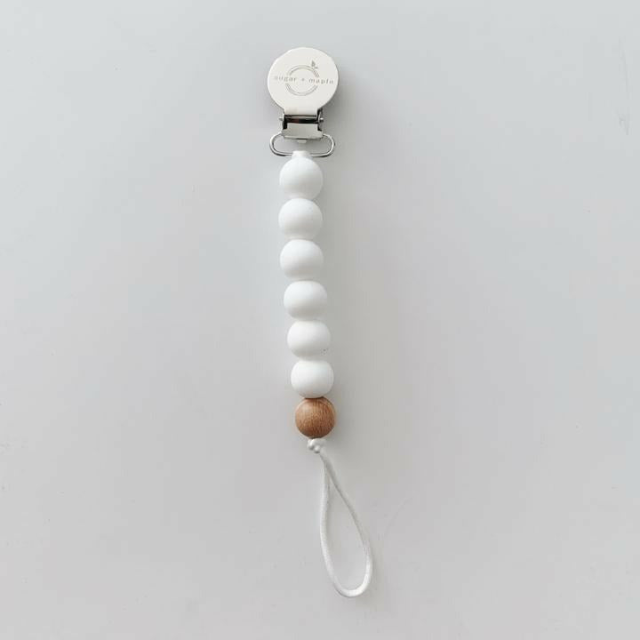 Sugar + Maple Pacifier Clip + Teether - Kid's Stuff Superstore