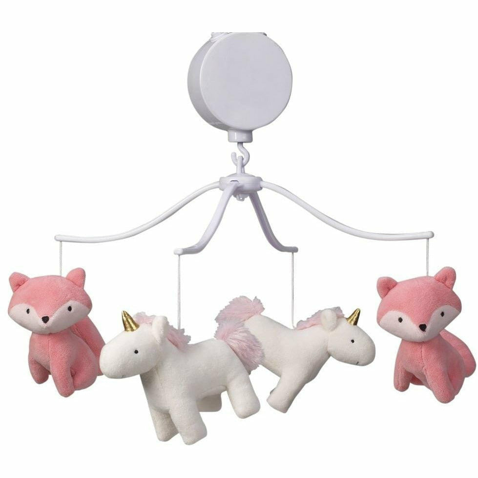 Lambs & Ivy Musical Mobile - Rainbow Unicorn - Kid's Stuff Superstore