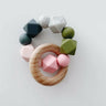 Silicone + Beechwood Teether Multi - Kid's Stuff Superstore