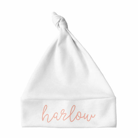 Sugar + Maple Knotted Baby Hat - Centered Name - Kid's Stuff Superstore