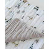 Little Unicorn Cotton Muslin Quilt - Forest Friends - Kid's Stuff Superstore