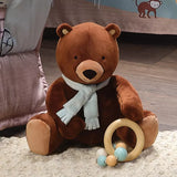 Lambs & Ivy Up Up & Away Brown Bear Stuffed Animal - Kid's Stuff Superstore
