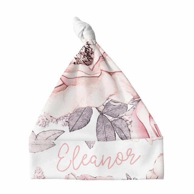Sugar + Maple Knotted Baby Hat - Wallpaper Floral - Kid's Stuff Superstore