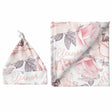 Sugar + Maple Large Blanket & Hat Set - Wallpaper Floral - Kid's Stuff Superstore